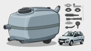 Пробка расширительного бочка ВАЗ, Калина. Проблемы и устройство