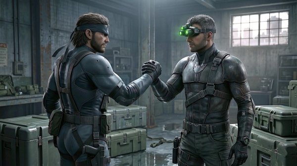 Solid Snake Meets Sam Fisher Cinematic