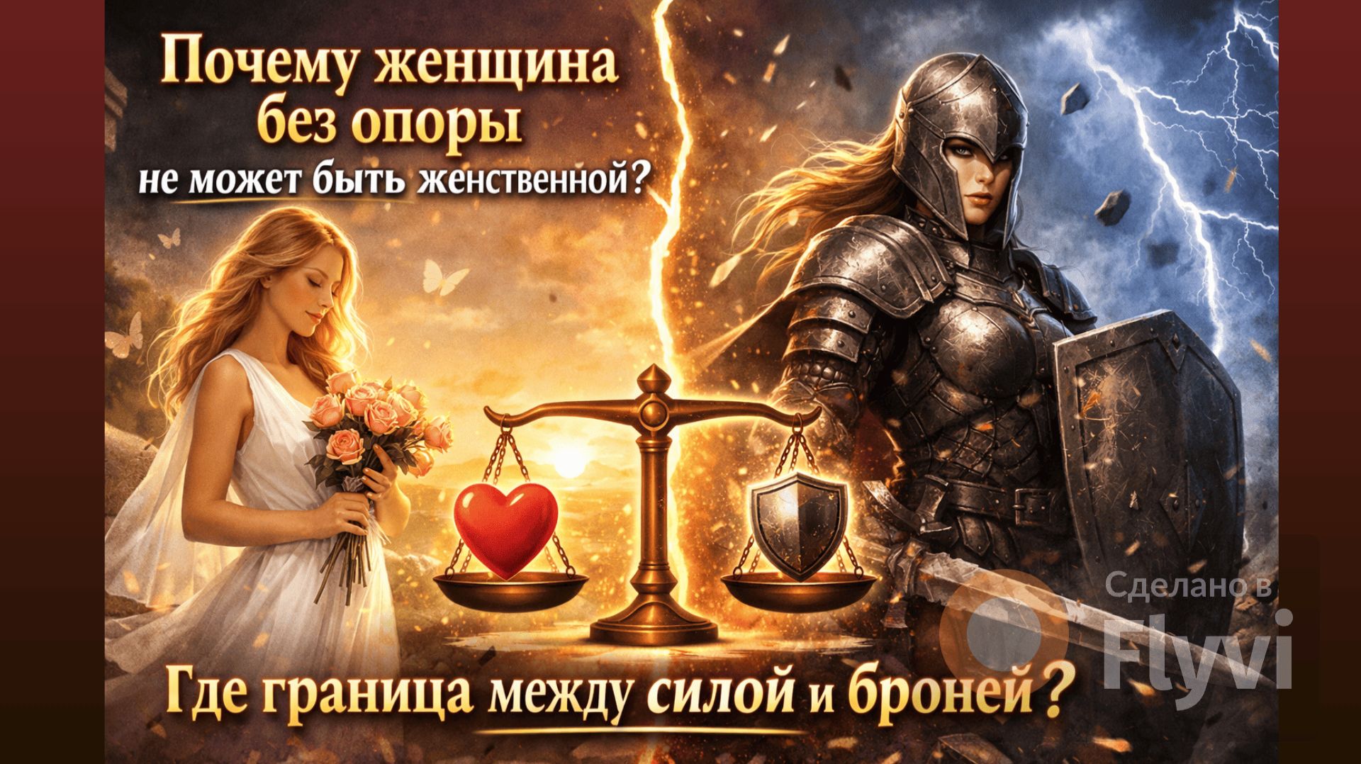 Почему женщина без опоры не может быть женственной. Где граница между силой и броней смотреть онлайн