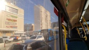 поездка на автобусе ЛиАЗ 6213 борт 191690, по маршруту 741