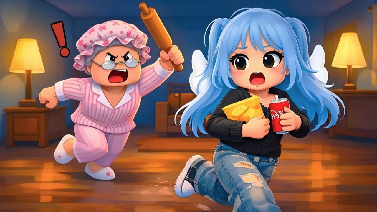 НЕ БУДИ БАБУШКУ В 3 ЧАСА НОЧИ В РОБЛОКС ! смотреть онлайн