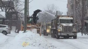 Снегоуборочная техника . Канада Оттава.