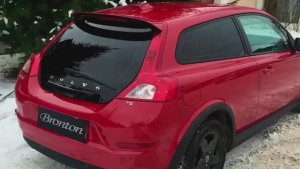 Тонировка Volvo c30 05% задняя полусфера в БРОНТОН Детейлинг