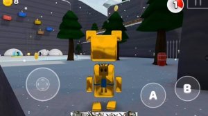 медведь пытается спасти снежную долину.