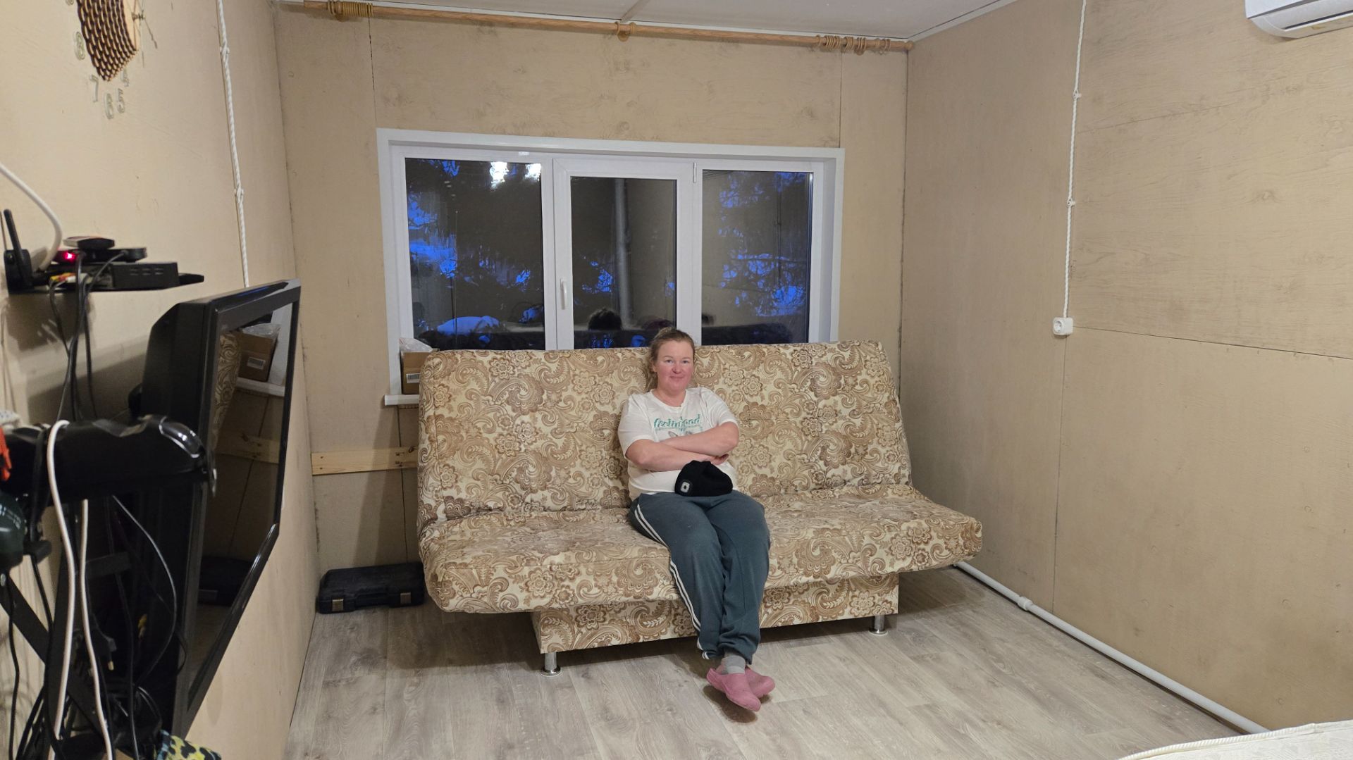 Выравнивание деревянного пола по старым лагам (на 2м этаже) смотреть онлайн