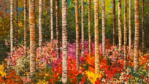 Нескучный пэчворк про Художественную пиццу в лоскутном шитье