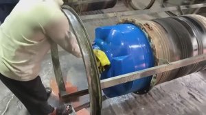 Производство пластиковых резервуаров для воды методом ротационного формования пищевого полиэтилена.