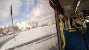 поездка на автобусе ЛиАЗ 6213 борт 191690, по маршруту 741