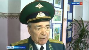 Показательные выступления военно-патриотического клуба "Юный друг пограничника"