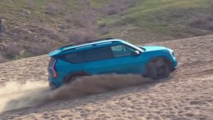 Обзор Киа ЕВ9 на бездорожье _ off road Kia EV9 2024 _ Diyas Valikhan