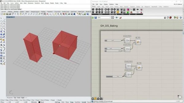 Grasshopper 101: User Interface | #04 Baking Objects