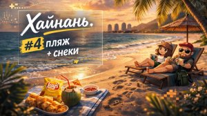 Хайнань, часть 4: снэки, тот самый переход, пляж Саньи
