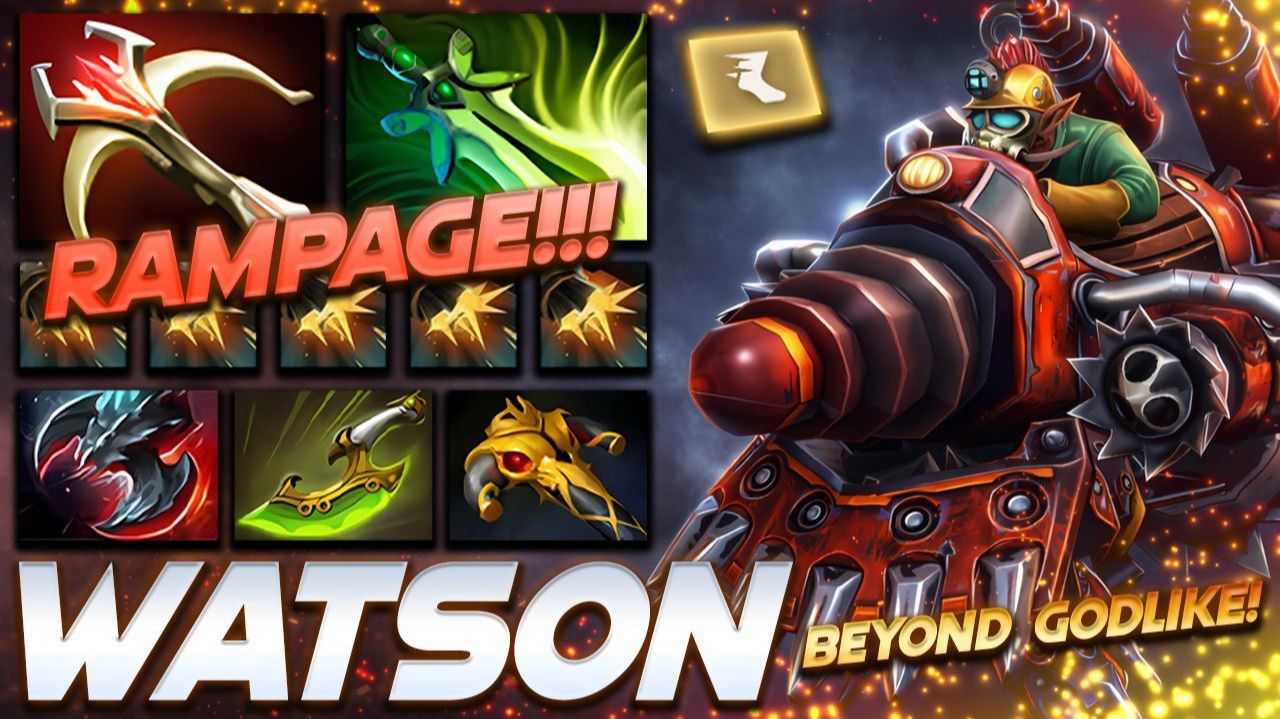 Watson Gyrocopter Beyond Godlike — профессиональный геймплей в Dota 2 [Смотри и учись]