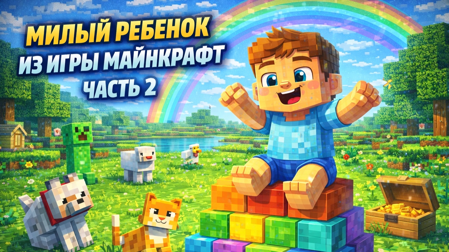МИЛЫЙ РЕБЕНОК ИЗ МАЙНКРАФТ 2 часть смотреть онлайн
