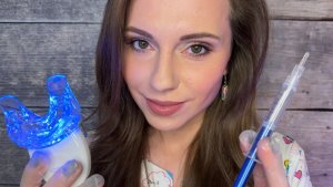 АСМР Стоматолог • Осмотр и Отбеливание Зубов • (2 часть с Отбеливанием) • ASMR Doctor