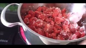 Густое клубничное варенье!Лимонад клубничный! Домашняя еда Кухня Рецепты  #еда