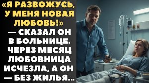 Он собрался бросить жену инвалида ради молодой любовницы, а потом остался с копейками и мамой...