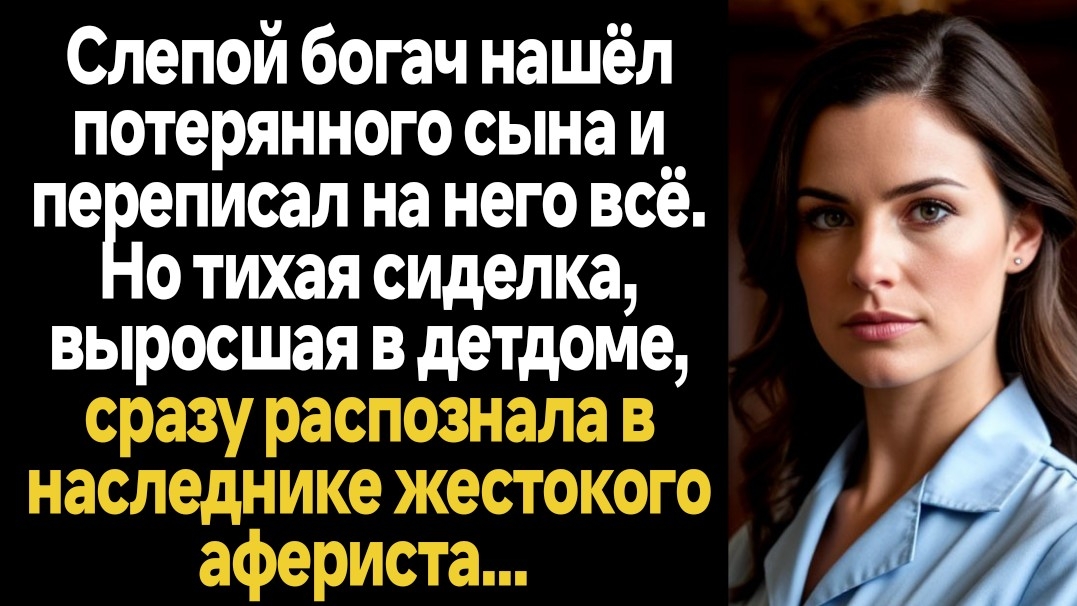 ИСТОРИИ ИЗ ЖИЗНИ/Слепой богач нашёл потерянного сына и переписал на него всё, а сиделка распознала смотреть онлайн