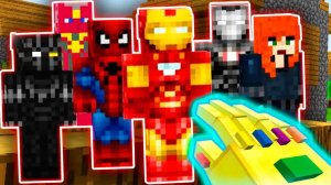 КАК ИГРАТЬ ЗА ТАНОСА В МАЙНКРАФТ? МСТИТЕЛИ В МАЙНКРАФТ! НУБ СКРАФТИЛ ПЕРЧАТКА БЕСКОНЕЧНОСТИ троллинг