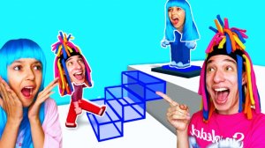 КИТАЙКА ПРОХОДИТ КОМАНДНЫЕ ГОЛОВОЛОМКИ С КСЮШЕЙ!