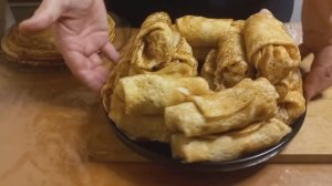 Блины с курицей.