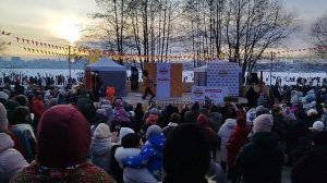 Смарт парк Дельфин в Воронеже сегодня 22 февраля 2026, масленица, интерактивное выступление, чучело