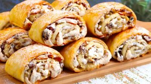 Просто сворачиваем и нарезаем! Легкий рецепт печенья! Никого не оставит равнодушным!