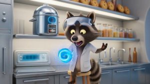 "Енот против печеньки: кто кого? 🍪"