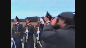 Посещение Вюнсдорфа  Президентом России Ельциным Б.Н. и последним МО Шапашниковым Е.И. 1991-1992г.