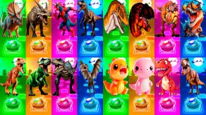 Динозавры МЕГАМИКС 329-332 уровни - Мультики про Динозавров | МУЛЬТФИЛЬМЫ ДИНОЗАВРЫ в Tiles Hop