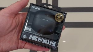 TECNO BUDS 4 AIR Беспроводные наушники .Распаковка.