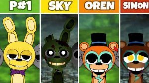 ФНАФ и СПРУНКИ! ПОДБОРКА ПЕРСОНАЖЕЙ FNAF В СПРУНКИ ВСЕ ФАЗЫ! (ПОДБОРКА НОВЫХ СТИЛЕЙ) РЕАКЦИЯ