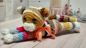 23.02.26 Отчет№7 в марафоне "Вязание-это серьезно 2" ВЭС-2. г.Лиссабон - мусорный кот😊