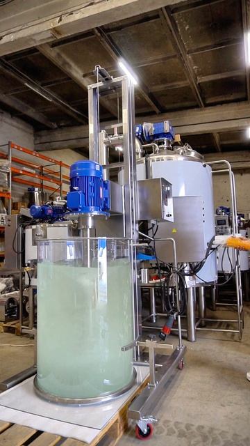 Демонстрация погружного гомогенизатора АПУП