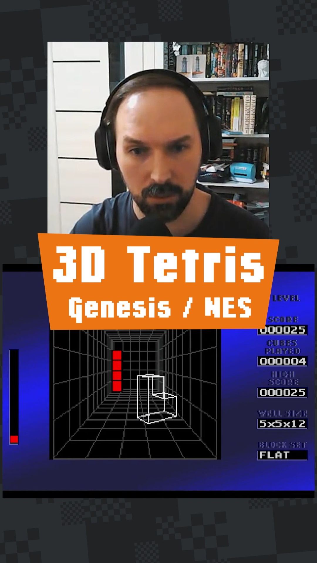 Изучаем 3D Tetris для Sega Mega Drive и Dendy смотреть онлайн