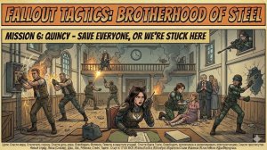 Fallout Tactics | Миссия 6: «Квинси. Спасти всех, или мы тут надолго»