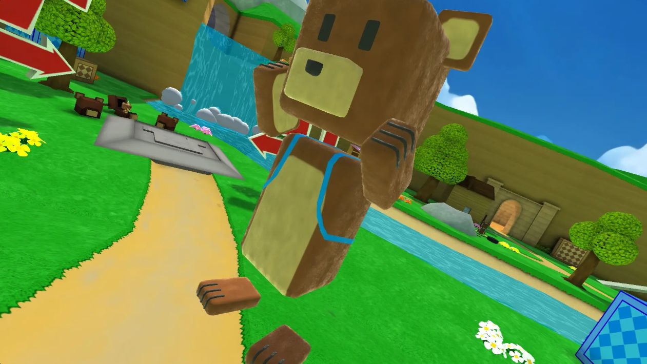 Играю в super bear adventure