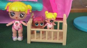 Куклы Лол на Кемпинге- Девчонки открыли свой клуб и девичник устроили,а мальчики обиделись!