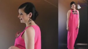 Платье в греческом стиле.  Пошаговая обработка и сборка часть 1