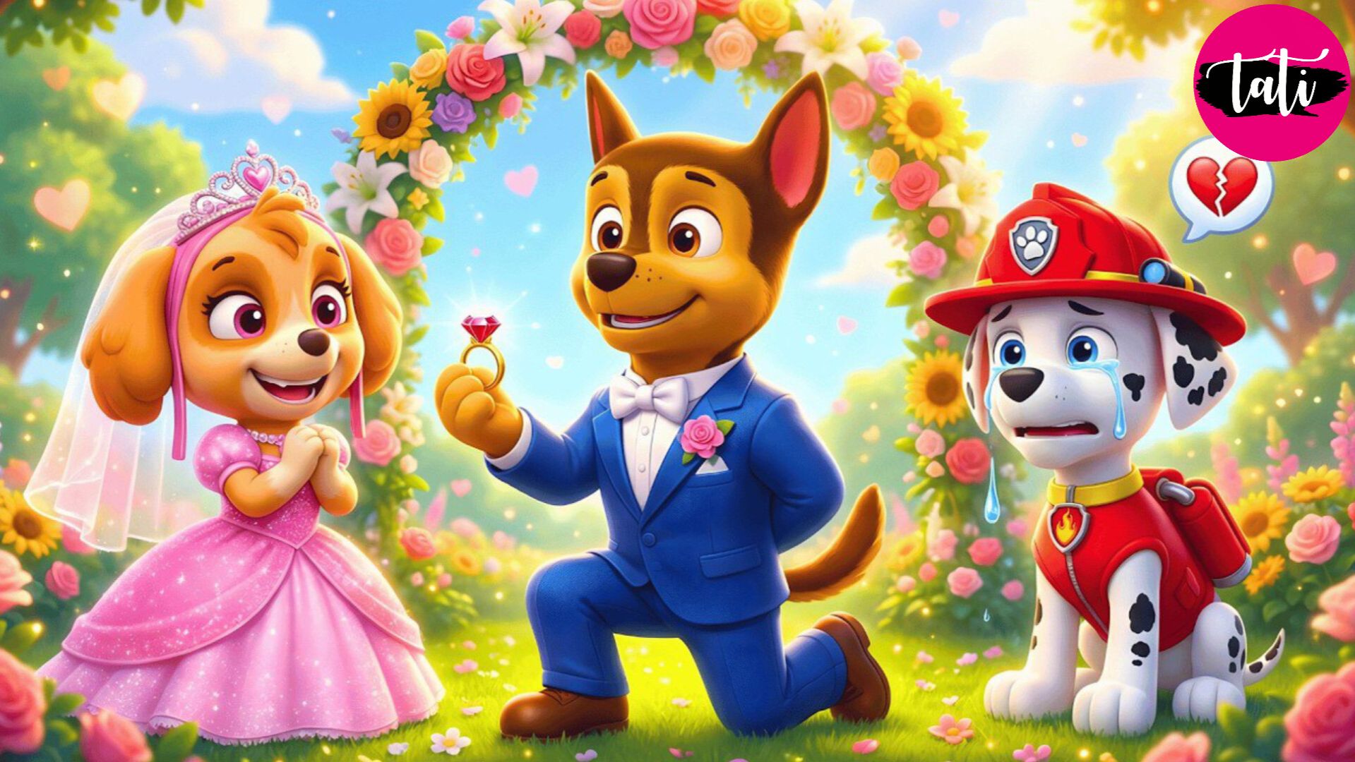 Щенячий патруль и Маршалл. Залипательное видео. Мультфильм для детей и малышей. Анимация 278 смотреть онлайн