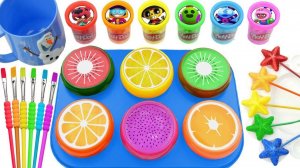 Играем в слайм, краски, киндеры