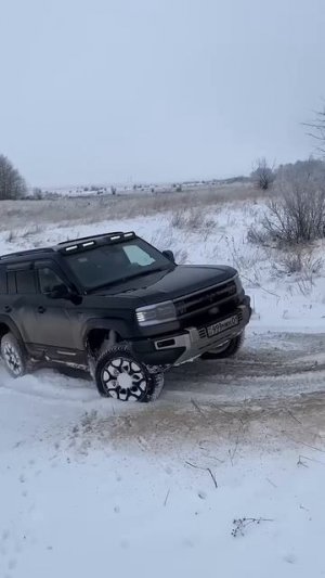 Зимний выезд. Спонтанная горка. Кто проехал лучше_ _tank300 _tank500 _wrangler _leopard5 _ Diyas Val