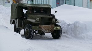 Динамический показ многоцелевой машины Dodge WC-51, выставка Моторы Войны, 21 февраля 2026