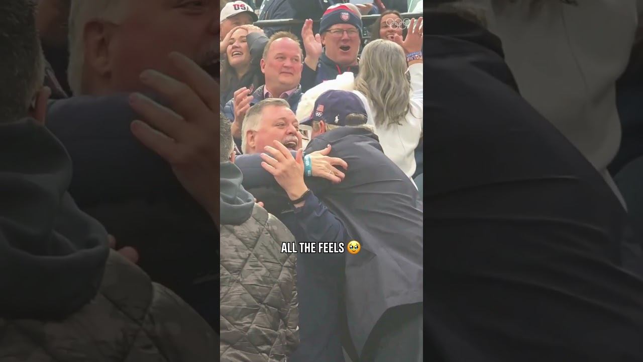 That's a proud father! ❤️