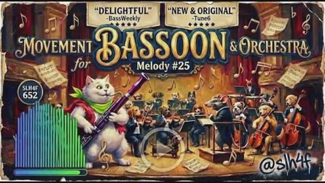 'CATTY' MOVEMENT For BASSOON - Original Composition! 2026 Premiere Contemporary #classicalmusic