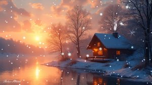 ❄️ ЗИМНЯЯ УСПОКАИВАЮЩАЯ МУЗЫКА ДЛЯ СНА 🎵 ОЧЕНЬ КРАСИВАЯ РАССЛАБЛЯЮЩАЯ МУЗЫКА ДЛЯ ДУШИ НА ЗАКАТЕ