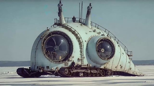 Ретрофутуризм. Арктическое путешествие.