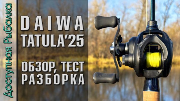 💥 Катушка DAIWA TATULA 2025 🕷 TW 200, 150 | Обзор, сравнение, тест, разборка