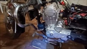 Motoland Wolf 300 ставим маслянный фильтр от авто.