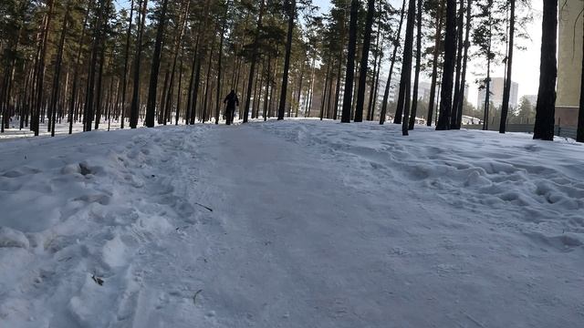 Зимние фэтбайкерские покатушки, зимняя атмосфера езды на Фэтбайке
